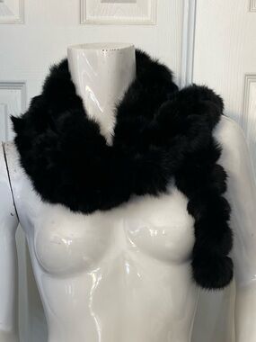 💯Rabbit  luxury Fur Wrap Scarf for Women